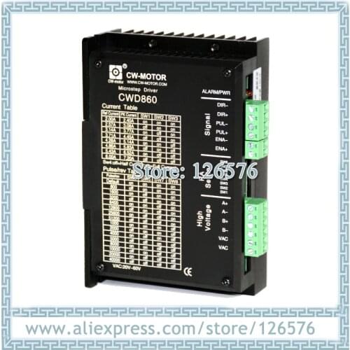 High quality 2 phase stepper motor driver CWD860 24-90VDC/20-60VAC 7.2A 32bit stepping drive