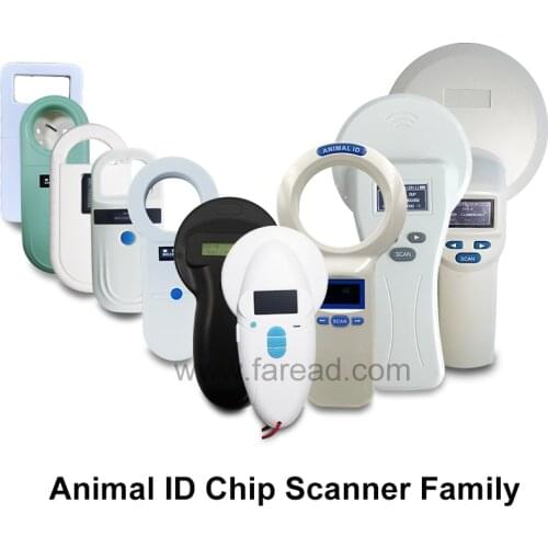 Animal ID FDX-A/B pet Microchip reader Portable OLED screen glass tag ear tag pigeon ring dog cat ferret scanner for c