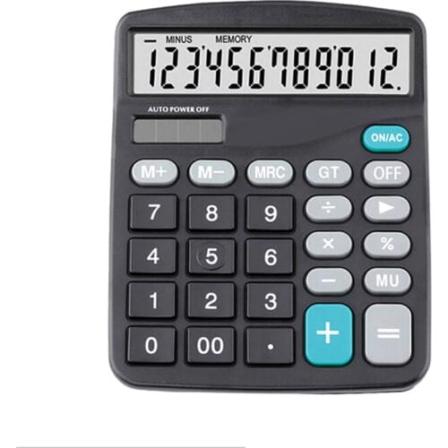 Калькулятор 12 Digit Large Screen Calculator Financial Accounting Clear inventory Office Home Stationery