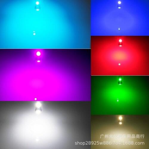 1PCS 12V T5 3030 Led Bulb Car Interior Lights Dashboard Warming Indicator Light Auto Instrument Lamp