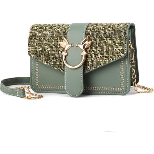 Small Bag Women 2021 New Fashion Small Bag Fresh Fashion European and American Style Shoulder Bag Cross-body Bag