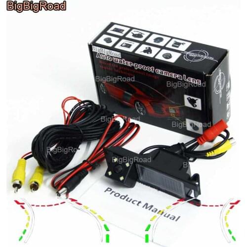BigBigRoad Car Intelligent Dynamic Track Rear View Camera Backup Reversing Camera For Alfa Romeo Giulietta 940 2010--2015