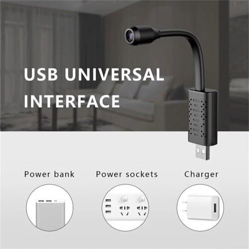 Mini Full HD 1080P Camera Surveillance Cameras Smart AI Human Detection V380 APP With Wifi IP USB P2P CCTV SD Card Cloud Storage
