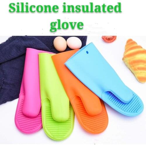 Multifunction silicone oven gloves heat resistant BBQ gloves anti-slip oven gloves