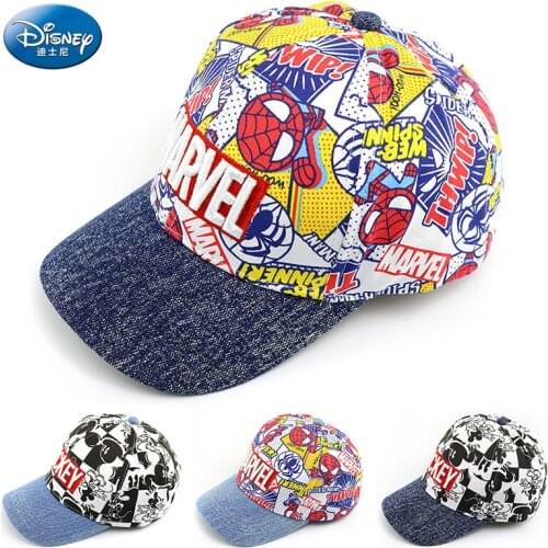 Disney Fashion new Mickey mouse kids hats Children Baseball Cap Baby Sun Hat Girls Boys snapback Caps Hip Hop Caps for 4-8 Years