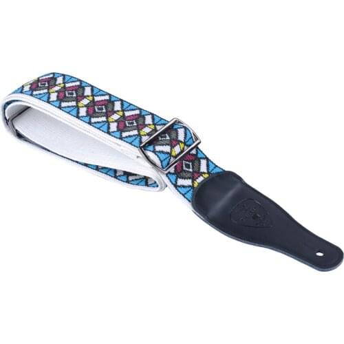 Folk Electric Guitar Acoustic Guitar Universal Leather Leather Headband High-end Embroidered Guitar