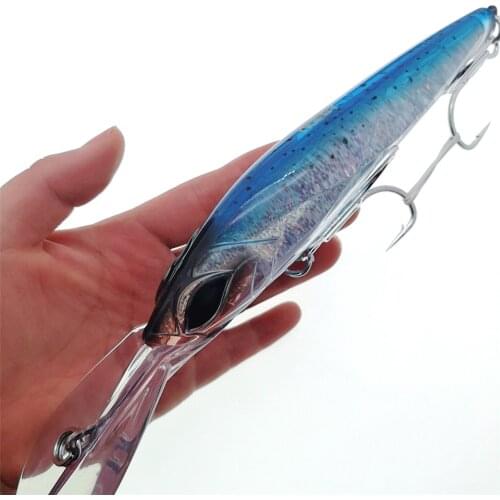 NOEBY Big Minnow 180mm/90g Floating 5-6.5m Trolling Fishing Lure Isca Artificial Para Pesca Hard Baits Plastic Fly Fishing Lures