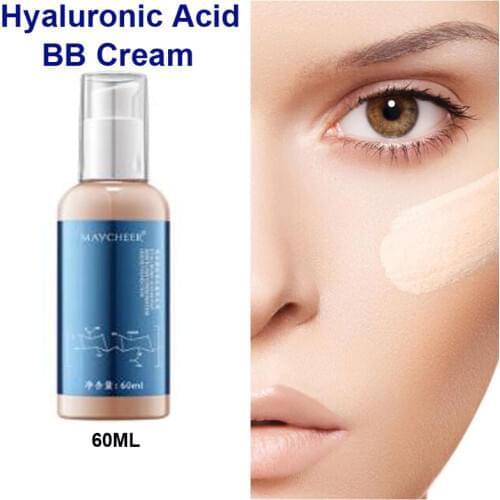 Newest 60ML Hyaluronic Acid BB Cream Booster Starter Liquid Foundation For Brightening Whitening Hydrating Concealer Skin Glow