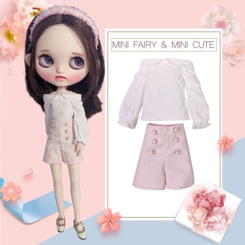 1/6 blyth doll clothes Doll Accessories Fashion Tops + Skirts for 1/6 blyth ob24 azone licca clothing 30cm doll accessories