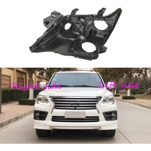 Headlight Base for Lexus LX570 2013 2014 2015 HID Headlamp House Car Rear Base Front Auto Headlight Back House