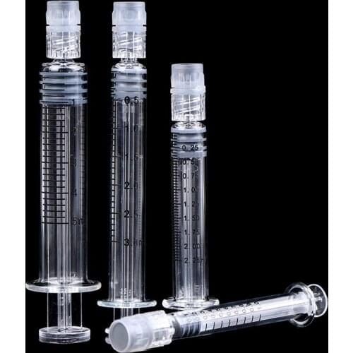 Glass Syringe Luer Lock Syringe Borosilicate Glass Prefillable Syringe New
