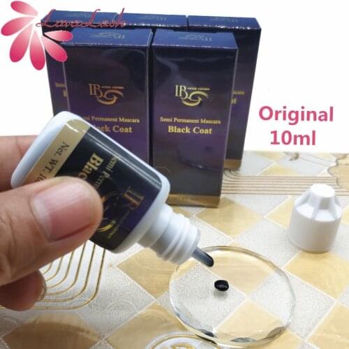 5 bottles IB Ibeauty Black Coat for eyelash extensions Semi Permanent Mascara Korea Original 10ml False eyelash glue Makeup tool