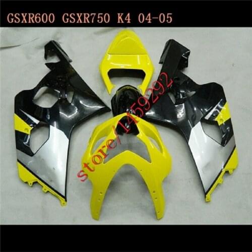 Yellow Black Fairing For GSXR600 750 06-07 GSXR 750 06 07 GSXR 600 R750 K6 2006-2007 2006 2007 for Suzuki