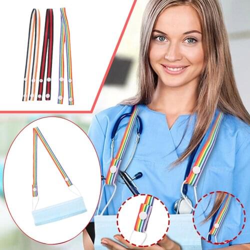 1pcs New Face Masks Lanyard Handy Safety Accessory Mask Rest&Holder Rope Hanging Mask Dropping Chain For Men And Women D20