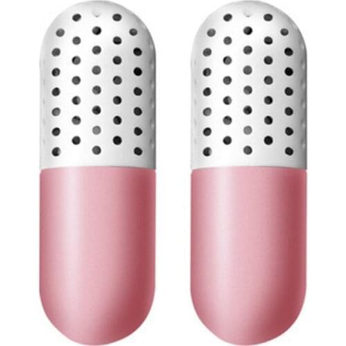 2pcs Shoes Deodorizer Capsules Sneaker Gym Bag Locker Deodorizer Deodorant Dehumidifier Tool Portable Shoe Fresheners-WT