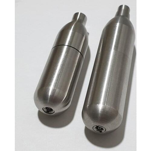 2 Pcs Bike Bicycle Recyclable Inflated Gas Cylinder 12g Co2/soda Water/life Jacket Recyclable Gas Cylinder For Life Jacket