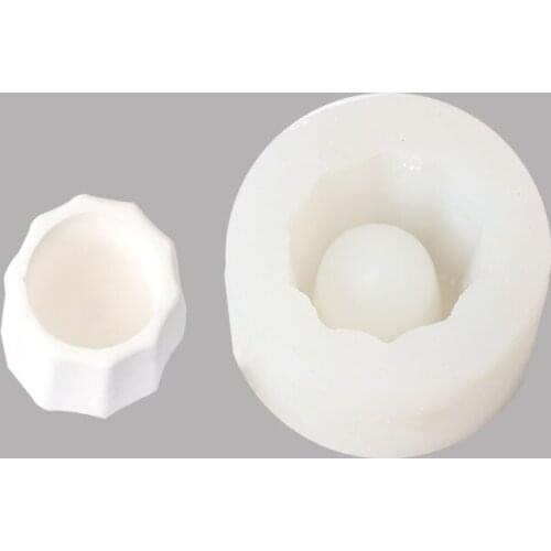 3D Succulents Flower Pot Fondant Chocolate Silicone Mold Cement Plant Pot Mould Home Decoration Craft Cake Decorating Tools