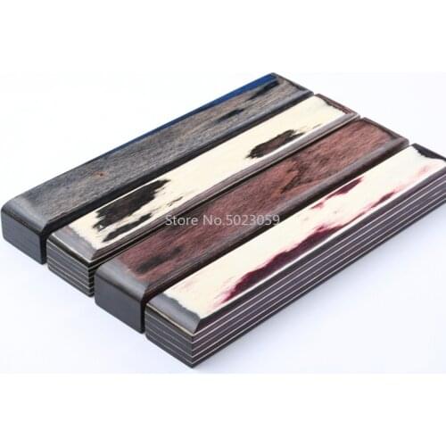 4 Colors DIY Knife Handles Making Material Wood Blanks Color Wood Handle Parts Grips 150x40x30mm