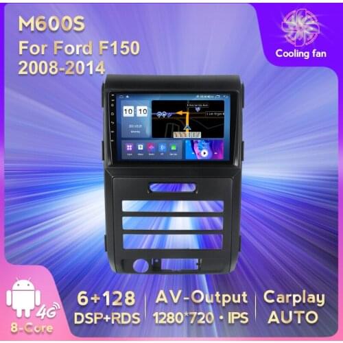 HD IPS DSP+RDS Car Radio For Ford F150 2008-2014 Video Player Multimedia GPS Navigation Built-in Carplay Auto WIFI NO DVD