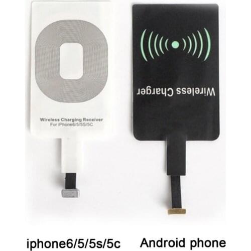 QI Wireless Charger Receiver For iPhone 7 6 5 Samsung a5 7 Wireless Charging Receiver For Samsung Android Apple Smart Phones