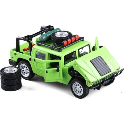 Childrens Toy Car 1:32 Simulation Pickup Truck Sound And Light Pull Back Car Model Toy With Music Lights SUV Toy Gift