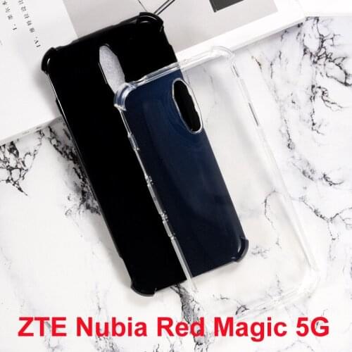 Case For ZTE Nubia Red Magic 5G Protector Cover Soft Silicon TPU Back Case Mobile Phone Cover For Red Magic 5G Protective Bumper