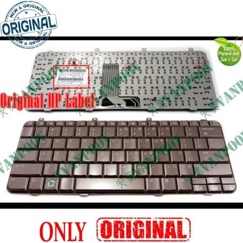 New US Notebook Laptop keyboard for HP Pavilion dv3 dv3-1000 dv3Z dv3Z-1000 Bronze coffee brown color - AECA1STU011 507091-001