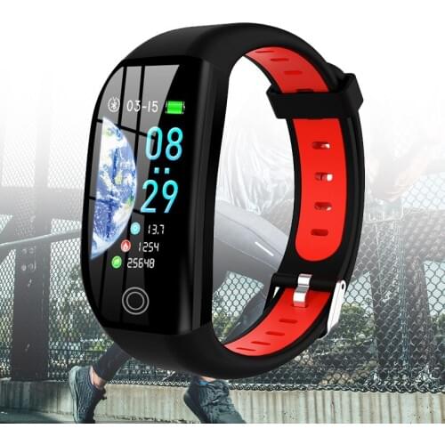 New 1.14 Inch Sports Fitness IP68 Waterproof Blood Pressure Smart Bracelet Activity Tracker Heart Rate Pedometer Sleep Monitori