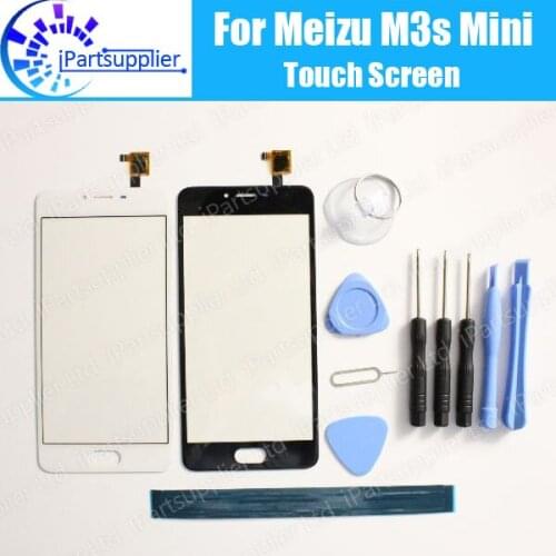 For Meizu M3S Mini Touch Screen Panel 100% Guarantee Original Glass Panel Touch Screen Glass Replacement for Meizu M3S Mini+tool