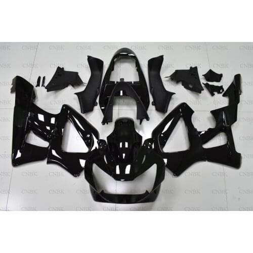 For Honda Cbr929RR 2000 - 2001 Plastic Fairings Cbr 929 RR 00 01 glossy Black Abs Fairing Cbr900RR 2000 Fairings 900 Unpainted