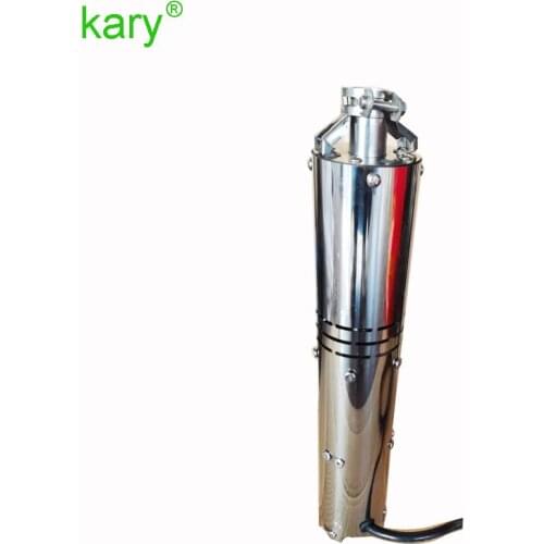Kary low price 24v lift 60m submersible water pumps 1 inch outlet dc brushless water pump stainless steel screw pump
