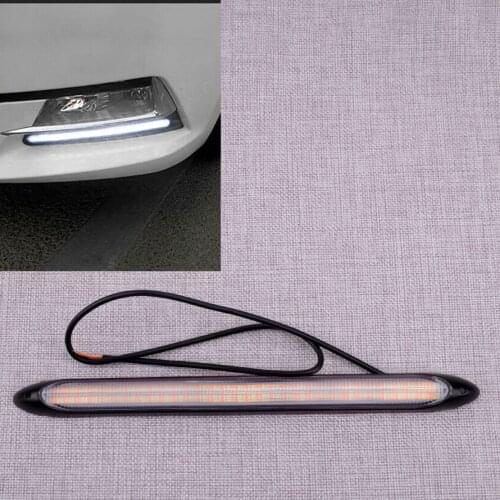 CITALL IP67 12V LED Sequential Daytime Running DRL Turn Signal Light Strip for Universal Cars Trucks SUV Trailers Waterproof
