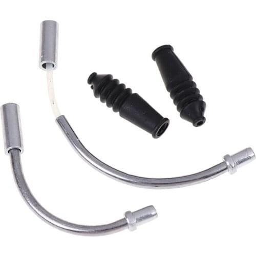 Bike Bicycle V Brake Cable Guide Pipe Tube Hose Accessories With Rubber Cover
