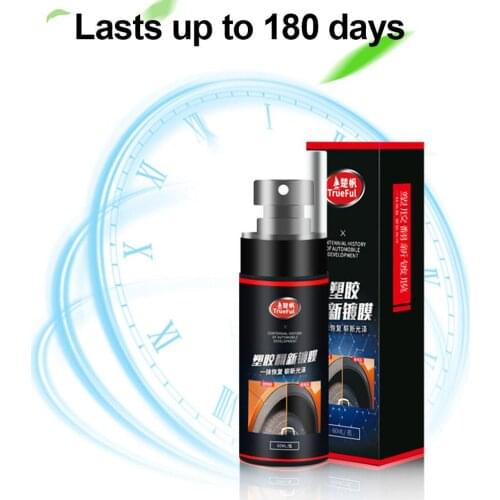 Auto & Leather Renovated Liquid Coating Spray Odorless Nongreasy Cleaner Repair Agent For Tire Car Seat Trim Tool Interior 2020