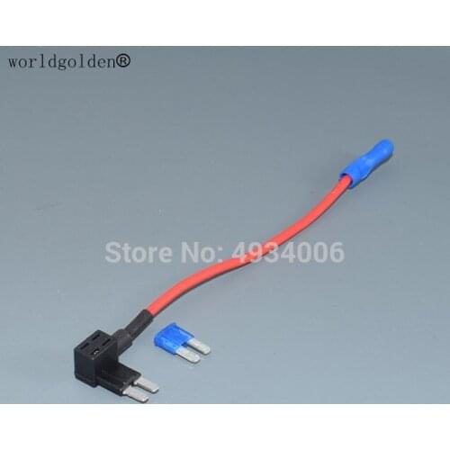 Worldgolden Add Circuit Micro2 Blade Fuse Boxe Holder Piggy Back Tap Fuse Holder