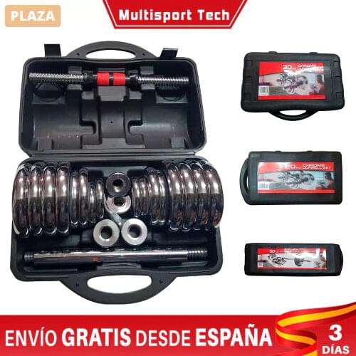 Cannon-weight Set 20 30 or 50 kg chrome iron dumbbell Set for Home Fitness gym training bodybuilding