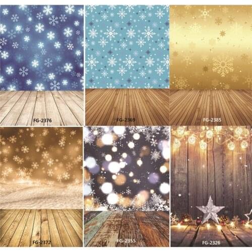 ZHISUXI Vinyl Custom Photography Backdrops Prop Christmas day and Floor Theme Photography Background #5133