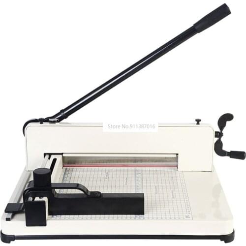 1PC Heavy Duty A4 Paper Trimmer Paper Cutter Photo Cutter Hand Operate Manual Max Thickness 4cm Paper Cutting Machine 858A4