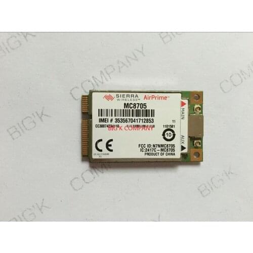 10PCS/LOT JINYUSHI For Unlocked MC8705 Mini PCI-E HSUPA HSDPA HSPA+ 3G module support GPS 100% Original in the stock