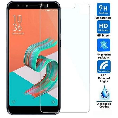 2pcs 2.5D Tempered Glass For Asus Zenfone 5 Lite ZC600KL Protective Film 9H LCD Screen Protector For Asus X017D Guard Saver