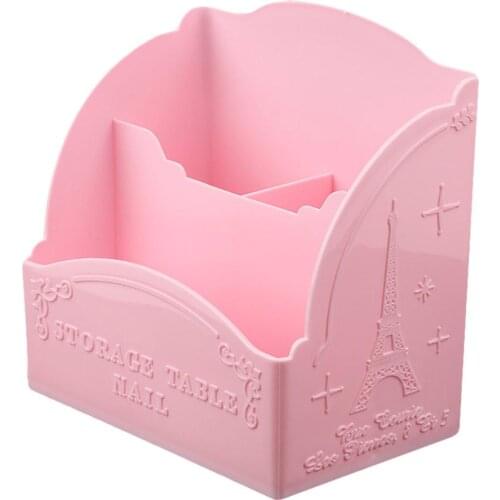 3 Lattices Cosmetic Brush Box Table Organizer Makeup Nail Polish Cosmetic Holder Make Up Tools Boxes Jewelry Display Rack Kits