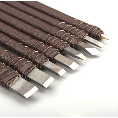 8 pcs/set ,Carved knife, tungsten steel, suits, woodworking tools, wood carving, stone carving, carving knife, hand carved