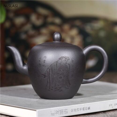 Authentic Yixing Tea pot Purple Clay filter teapots beauty kettle Chinese Raw ore Handmade Tea set Customized gifts 260ml