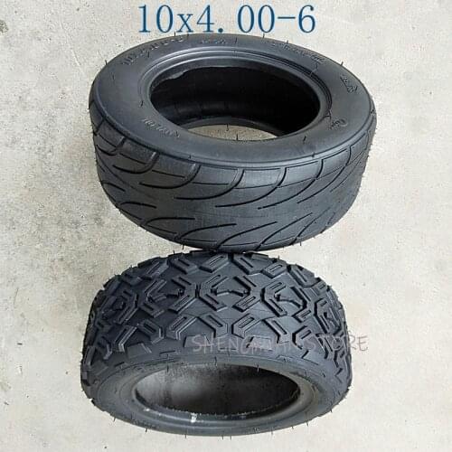 Free Shipping ATV Motorcycle Bike 10X4.00-6 Snow Plow Tires 10*4.00-6 Beach Tire Vacuum 4 Wheels Vehicle Tyre
