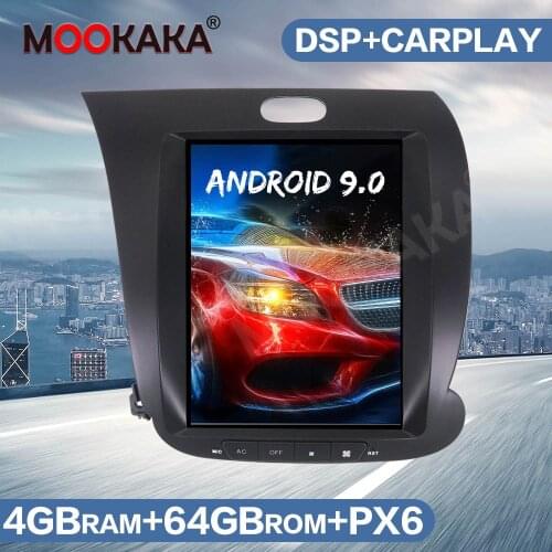Tesla Style Android 9 Car Radio Stereo GPS Navigation For KIA CERATO K3 FORTE 2013-2017 Multimedia Player Carplay DSP Head Unit