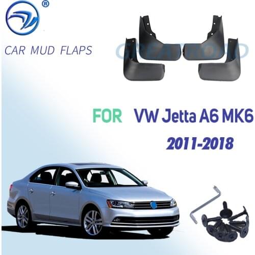 For Volkswagen VW Jetta Sedan 2015 2016 2017 Mudflaps Splash Guards Front Rear Mud Flap Mudguards Fender Set Molded Mud Flaps