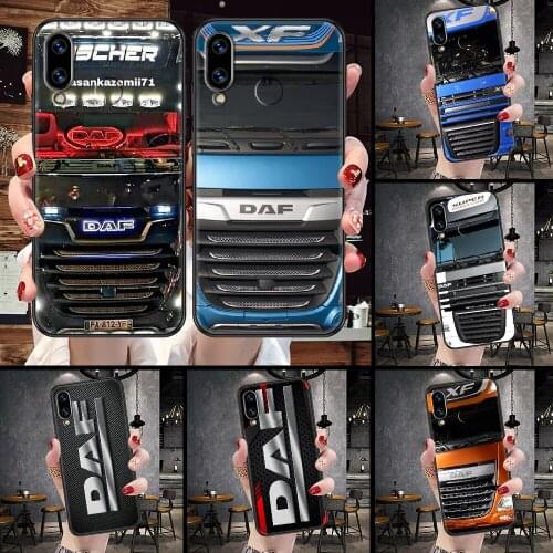 DAF Truck Phone Case For Huawei Honor 6A 7A 7C 8A 8X 8 9 9X 10 10i 20 Lite Pro black soft prime tpu cell cover 3D hoesjes