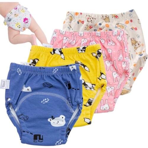 6 Layer Baby Diaper Cotton Panties Newborn Reusable Cloth Nappy Girl Underwear Infant Training Pant Boy Washable Children Diaper