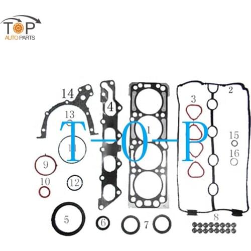 For Chevrolet Optra Daewoo Nubira Lacetti F16D3 Full Overhaul Engine Repair Kit Gasket Set 96378802 93740513