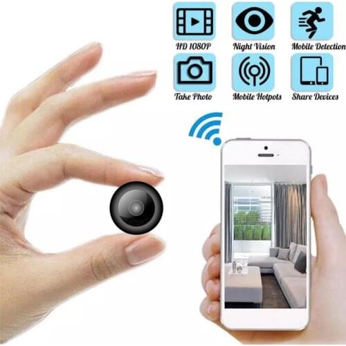 Full HD 1080p Mini Camera Home Security Nanny Cam Wifi Ip P2p Secret Night Vision Camcorder Motion Detection Cam